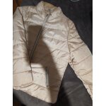 Doudoune mi saison beige tex mex d�griff� 46 exclt �tat l�g�re coloration col