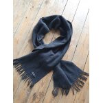 charpe gris fonc clio 100% laine