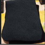 Echarpe tricote -   celio   - marine / bleue - 2 m environ