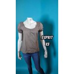 Edc by esprit taille 34 blouse manches courtes couleur taupe femme coton Edc by esprit taille 34 blouse manches courtes couleur taupe femme coton