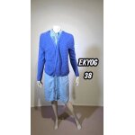 Ekyog taille 38 superbe gilet bleu femme en coton biologique Ekyog taille 38 superbe gilet bleu femme en coton biologique