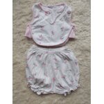 Ensemble bb fille culotte bouffante et haut assorti  petit bateau  taille 3 mois