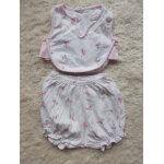 Ensemble b�b� fille culotte bouffante et haut assorti  ; petit bateau ; taille 3 mois