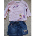 Ensemble b�b� fille jupe en jean haut disney winnie l'ourson taille 3 mois id�e cadeau