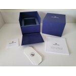 Ensemble �crin bleue montre swarovski en excellent �tat