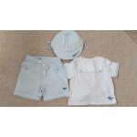 Ensemble gar�on bermuda haut casquette  ; sergent major ; taille 3 mois id�e cadeau