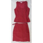 Ensemble jupe debardeur rose. tailleur. etam. taille 34 / 36