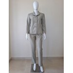 Ensemble pantalon et veste gris doubl�e taille 36 fluide promod neuf bouton de rechange