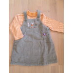 Ensemble robe velours et sous pull sergent major 12 mois