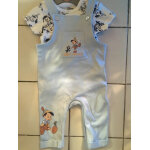 Ensemble salopette b�b� salopette body assorti disney pinocchio taille 3 / 6 mois