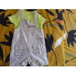 Ensemble salopette courte + t - shirt orchestra 12 mois Ensemble salopette courte + t - shirt orchestra 12 mois