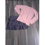 Ensemble t - shirt rose + jupe grise 10 ans gémo Ensemble t - shirt rose + jupe grise 10 ans gémo