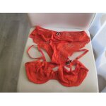 Ensemble soutien gorge t. 95b et slip orange t. 42 etam neuf