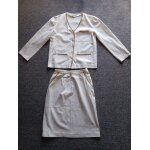 Ensemble tailleur cacharel blanc femme blazer jupe taille 42