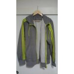 Ensemble veste pantalon jogging adidas gris vert climalite - taille l - etat neuf