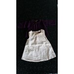 Ensemble vtement du pareil au mme robe + gilet 1 mois