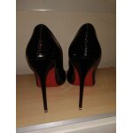 Escarpins chaussures haut talons 12 cm vinyle vernis fr 43 us11