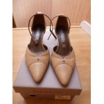 Escarpins cuir beige  brides - san marina - 37