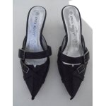 Escarpins enza nucci, noir t. 36 À 2 boucles, talon 7cm Escarpins enza nucci, noir t. 36 À 2 boucles, talon 7cm