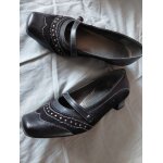 Escarpin femme  brides noir