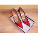 Escarpins rouges vernis naugthy red quasar - 38 1 / 2