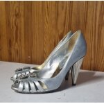 Escarpins  talon en cuir argent dolce & gabbana taille 35