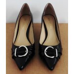 Escarpins vernis noir. san marina. pointure 39