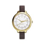 Esprit - es108192002 - montre femme - quartz - analogique - bracelet cuir marron Esprit - es108192002 - montre femme - quartz - analogique - bracelet cuir marron