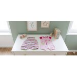 F338; lot de 2 barboteuses �t� - b�b� fille (3 mois) f338;