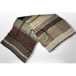 F506; somptueuse tole charpe chle rversible kenzo en parfait tat laine majoritaire 64 x 176 cm