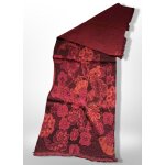 F506; somptueuse tole charpe chle rversible kenzo en parfait tat laine viscose 53 x 154 cm