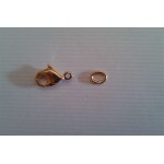 Fermoir plaqué or pour collier et / ou bracelet Fermoir plaqué or pour collier et / ou bracelet