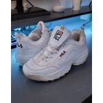 Fila chaussure - disruptor low w - blanc en cuir basket 40 eu / 7 us homme et femme