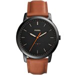 Fossil montre marron analogique hommes the minimalist 3h fs5305