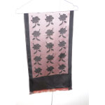 Foulard etole rose et gris