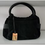 Furla sac à main daim - cuir noir Furla sac à main daim - cuir noir