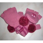 Gants mitaines disney minnie mouse rose disneyland