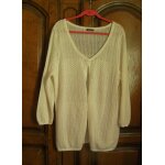 Gilet blanc in extenso - taille xxxl Gilet blanc in extenso - taille xxxl