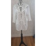 Gilet blanc transparent jennyfer taille 40 l Gilet blanc transparent jennyfer taille 40 l