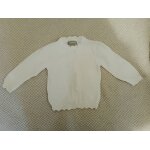 Gilet boutonn� blanc 6 / 9 mois primark.