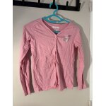 Gilet boutonn� rose pastel in extenso - fille 12 ans - style �cole