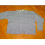 Gilet cacharel bleu ciel fillette 4 ans tbe