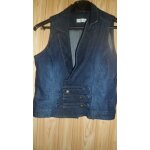 Gilet cache - cache en jean. taille 2. 98 % coton - 2 % Élasthanne. longueur totale : 54 cm envion. d&occasion ... Gilet cache - cache en jean. taille 2. 98 % coton - 2 % Élasthanne. longueur totale : 54 cm envion. d&occasion ...