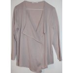 Gilet camaieu beige devant crois� , taille 3