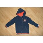 Gilet À capuche orchestra marine, orange 23 mois Gilet À capuche orchestra marine, orange 23 mois
