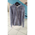 Gilet � capuche zipp� chin� bleu homme taille 34 marque : h&m