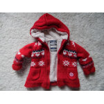 Gilet chaud int�rieur molletonn� b�b� fille  ; creeks ; taille 6 mois