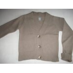 Gilet col v taupe cyrillus 12 ans Gilet col v taupe cyrillus 12 ans