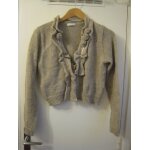 Gilet court beige promod taille 3 mohair 20% Gilet court beige promod taille 3 mohair 20%