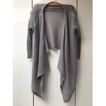 Gilet court gris pailleté h&m - taille s Gilet court gris pailleté h&m - taille s